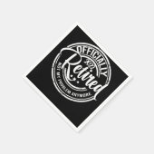 Offiziell gelaunt 2022 nicht mehr mein Problem Serviette (Ecke)