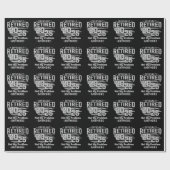 Offiziell gelaunt 2025 nicht mehr mein Problem Geschenkpapier (Flach)