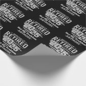 Offiziell gelaunt 2025 nicht mehr mein Problem Geschenkpapier (Ecke)