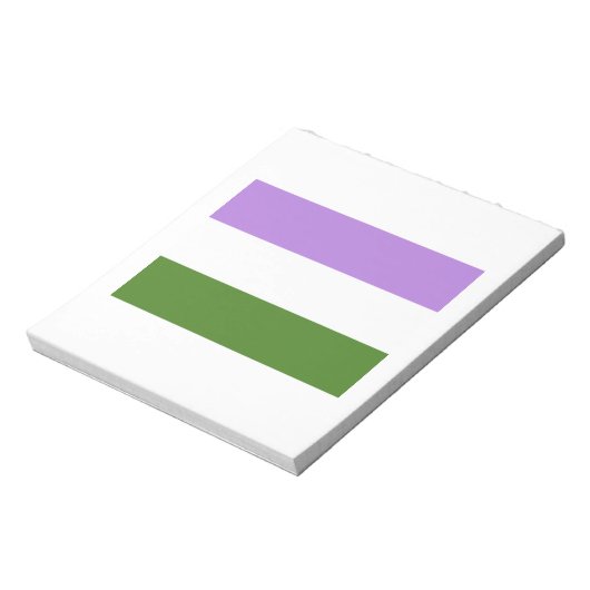 OFFIZIELL GENDERQUEER PRIDE FLAG NOTIZBLOCK (Rotiert)