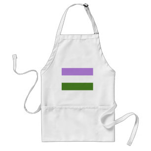OFFIZIELL GENDERQUEER PRIDE FLAG SCHÜRZE