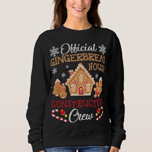 Offiziell Gingerbrei House Construction Crew Ginge Sweatshirt (Vorderseite)