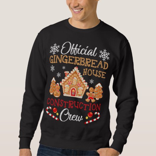 Offiziell Gingerbrei House Construction Crew Ginge Sweatshirt (Vorderseite)