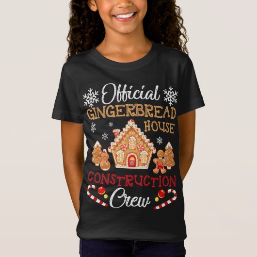 Offiziell Gingerbrei House Construction Crew Ginge T-Shirt (Vorderseite)