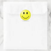 Offiziell GlobalSmileyFace.com Aufkleber (Tasche)