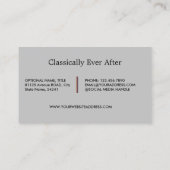 Offiziell grau visitenkarte (Rückseite)