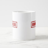 Offiziell hausgemacht Jumbo-Tasse (Vorderseite)