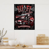 Offiziell "HI FI & THE ROADBURNERS" Poster (Küche)