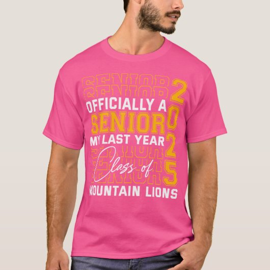 Offiziell höhere Klasse 2025 T-Shirt (Vorderseite)