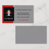 Offiziell Ihr Visitenkarte (Vorne/Hinten)