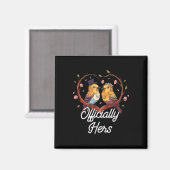 Offiziell ihre Ehemänner und Ehefrau Braut und Magnet (Vorderseite/Rückseite)