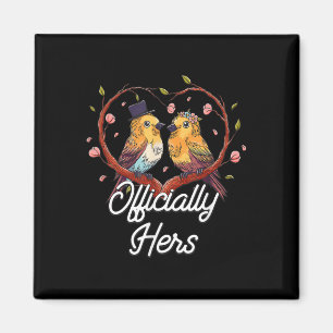 Offiziell ihre Ehemänner und Ehefrau Braut und Magnet