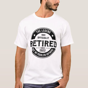 Offiziell im Ruhestand 2022, Lustige Renten-Sprüch T-Shirt