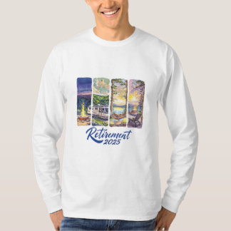 Offiziell im Ruhestand 2025 – Die Entspannung begi T-Shirt