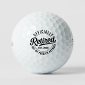 Offiziell im Ruhestand 2026 Lustiger Golf Golfball (Vorderseite)