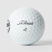 Offiziell im Ruhestand 2026 Lustiger Golf Golfball (Logo)