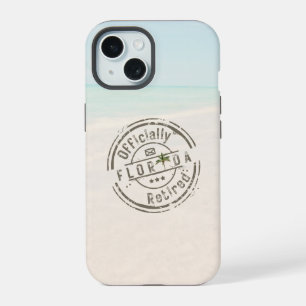 Offiziell im Ruhestand am tropischen Ozean Florida iPhone 15 Hülle