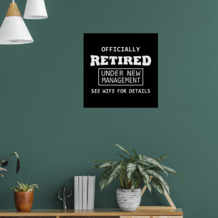 offiziell im Ruhestand unter neuer Leitung Poster