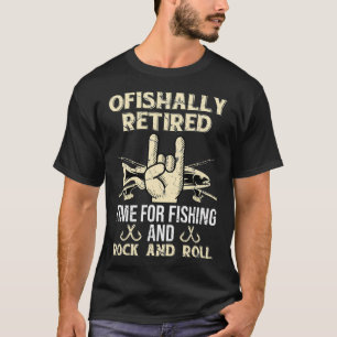 Offiziell im Ruhestand Zeit zum Angeln T-Shirt