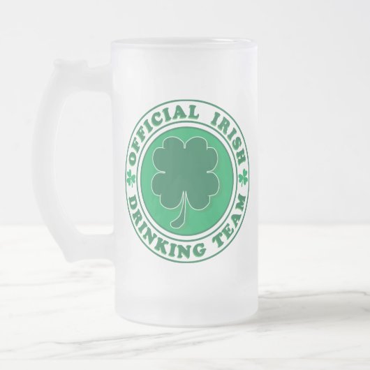 Offiziell-Iris-Drinkteam Mattglas Bierglas (Links)