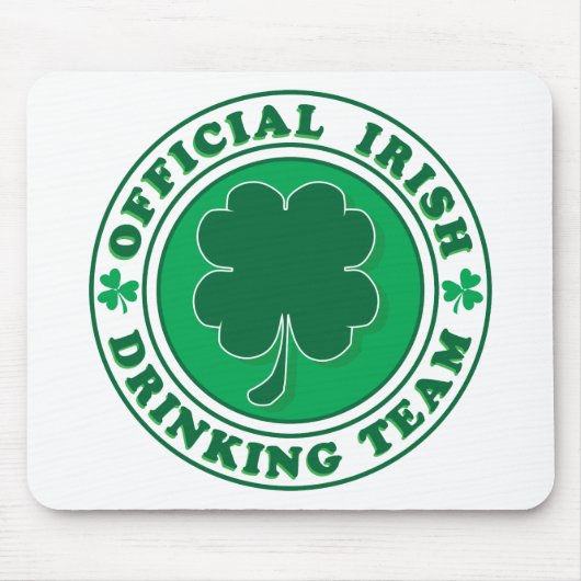 Offiziell-irisch-trinken Mousepad (Vorne)