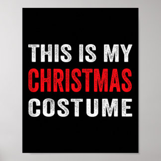Offiziell ist das mein Weihnachtskostüm Kinder Män Poster