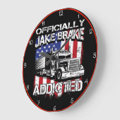 Offiziell Jake Bremse angenommen! Große Wanduhr (Winkel)