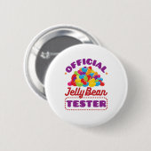 Offiziell Jelly Bean Tester Easter Candy Button (Vorne & Hinten)