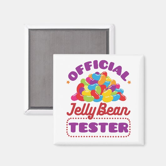 Offiziell Jelly Bean Tester Easter Candy Magnet (Vorderseite/Rückseite)