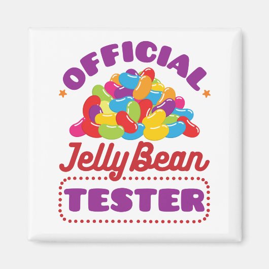 Offiziell Jelly Bean Tester Easter Candy Magnet (Vorne)