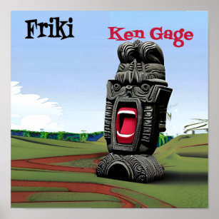 Offiziell Ken Gage Friki Music Album Poster