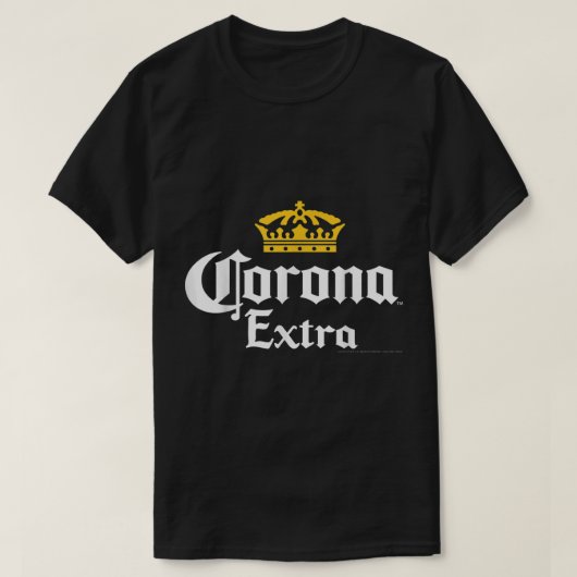 Offiziell lizenzierte Corona Gold Crown Graphic T-Shirt (Design vorne)