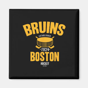 Offiziell lizenzierter Boston Bruins Hockeypuck Sc Magnet