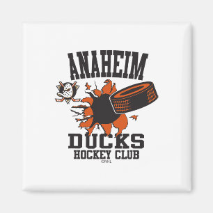 Offiziell lizenzierter Hockey-Puck-Burst Anaheim D Magnet