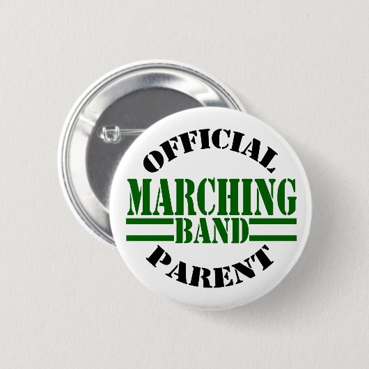 Offiziell Marching Band Parent Button (Vorne & Hinten)