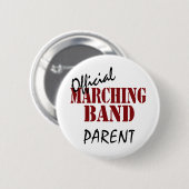 Offiziell Marching Band Parent Button (Vorne & Hinten)