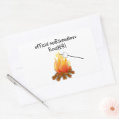 Offiziell Marshmallow Roaster Rechteckiger Aufkleber (Umschlag)