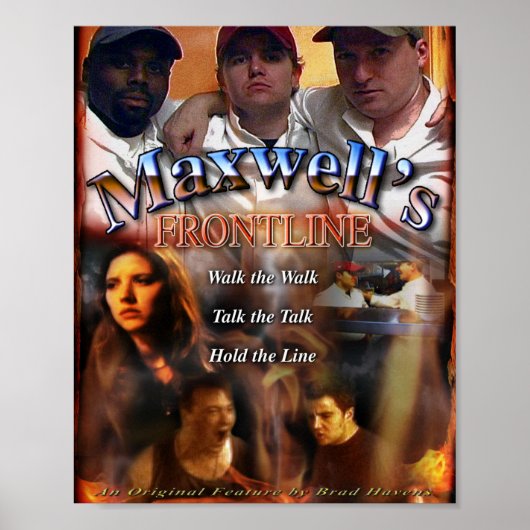 Offiziell Maxwells Frontline-Film Poster (Vorne)