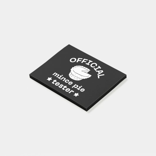 Offiziell Mince Tester Post-it Klebezettel (angewinkelt)