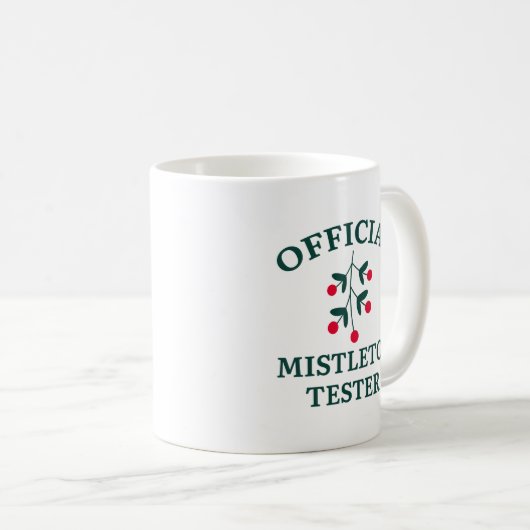 Offiziell Mistletoe Tester Kaffeetasse (VorderseiteRechts)