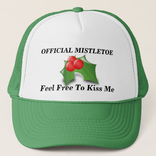 Offiziell Mistletoe Truckerkappe (Vorderseite)