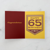 Offiziell müde Grußkarte Karte (Innenseite)