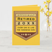 Offiziell müde Grußkarte Karte (Gelbe Blume)