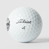 Offiziell müde im Jahr 2023 Golfball (Logo)
