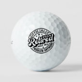 Offiziell müde im Jahr 2024 Golfball (Vorderseite)