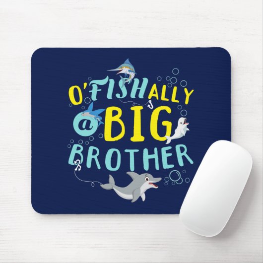 Offiziell - O'Fishally ein großer Bruder-Pun Mousepad (Mit Mouse)