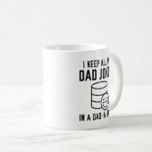 Offiziell Papa-Witze Kaffeetasse (VorderseiteRechts)