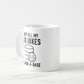 Offiziell Papa-Witze Kaffeetasse (Vorderseite Links)
