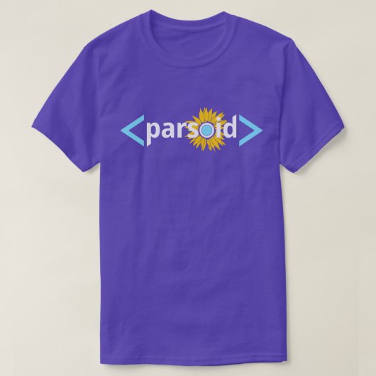 Offiziell Parsoid Team T - Shirt (2018, v3) (Design vorne)