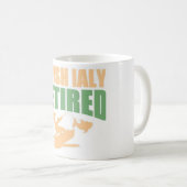 Offiziell pensionierter Fischer am See Kaffeetasse (VorderseiteRechts)